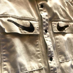 Upcycled Jacket- Nike x Louis Vuitton Print